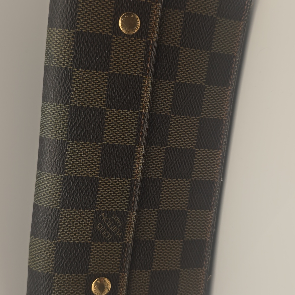 Louis Vuitton Damier Brown Porte Feuille Accordion Long Wallet (VERY GOOD)COA✨️ - Picture 3 of 15